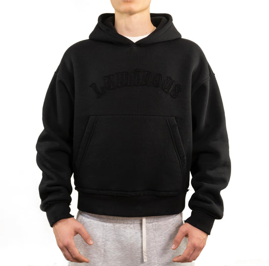 "BY HAND" HOODIE (BLACK)