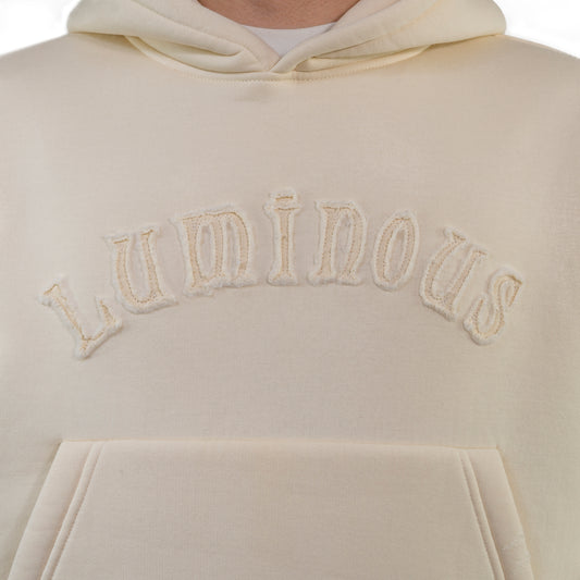 "BY HAND" HOODIE (CREAM)