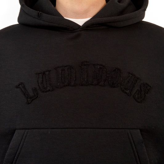 "BY HAND" HOODIE (BLACK)